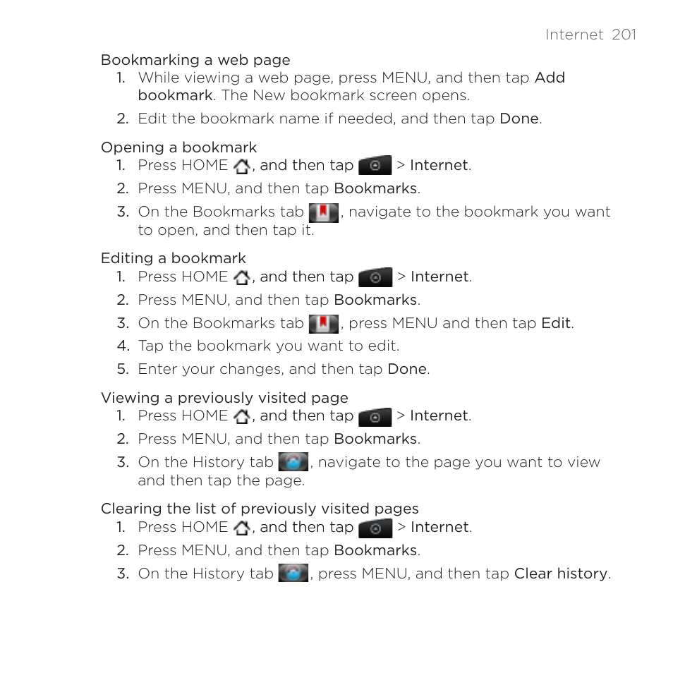 HTC DROID Incredible User Manual | Page 201 / 308