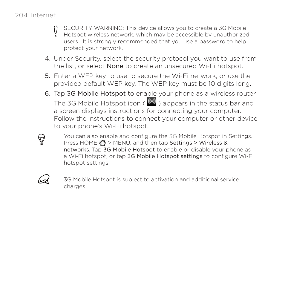 HTC DROID Incredible User Manual | Page 204 / 308