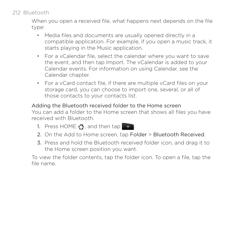 HTC DROID Incredible User Manual | Page 212 / 308