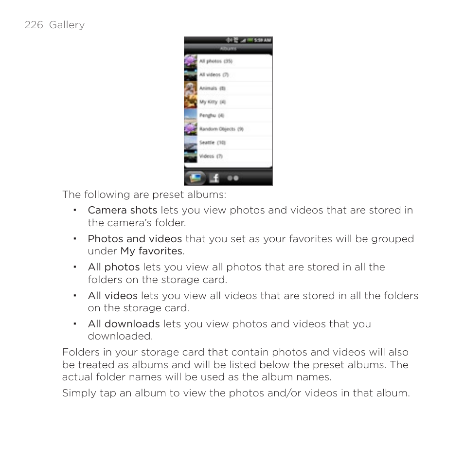 HTC DROID Incredible User Manual | Page 226 / 308