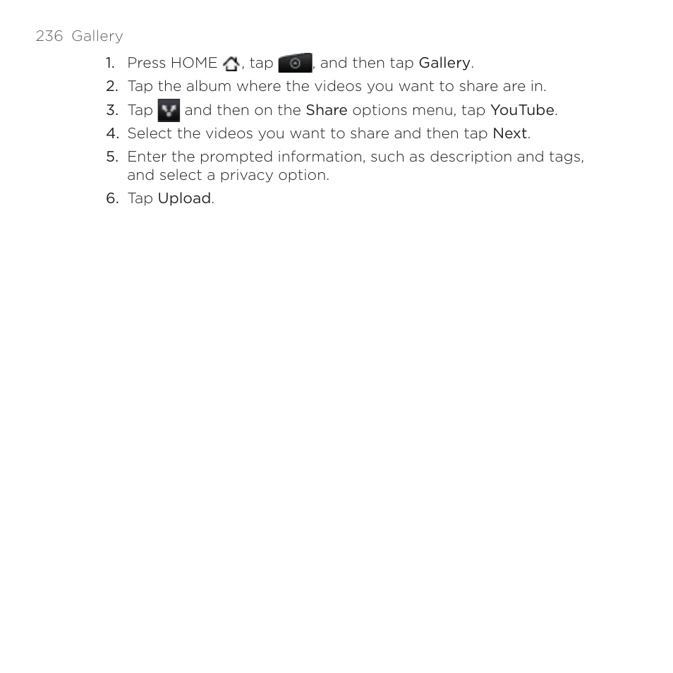 HTC DROID Incredible User Manual | Page 236 / 308