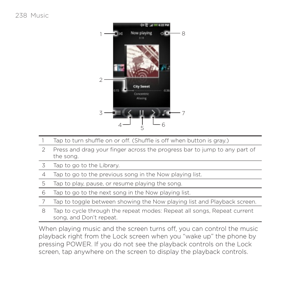 HTC DROID Incredible User Manual | Page 238 / 308