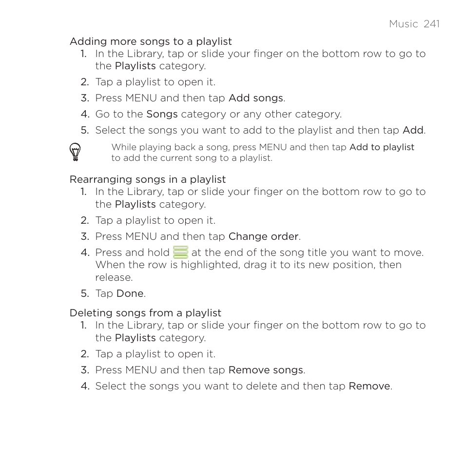 HTC DROID Incredible User Manual | Page 241 / 308