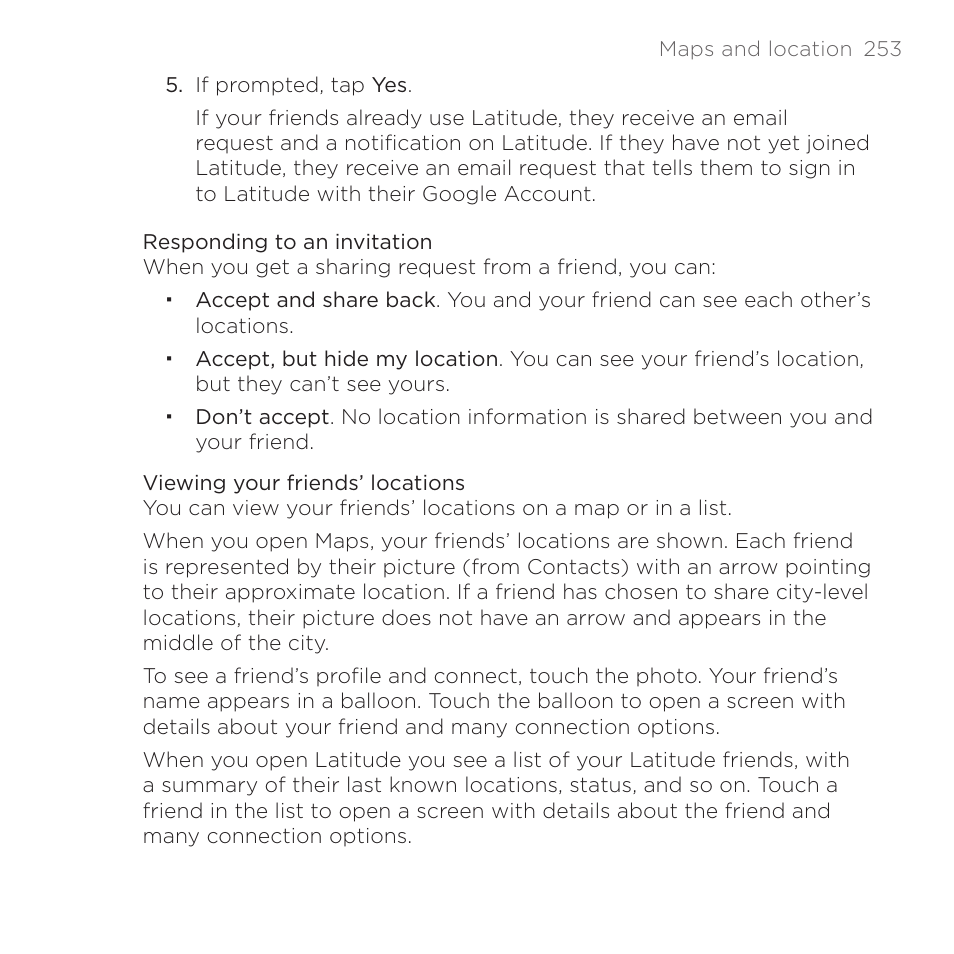 HTC DROID Incredible User Manual | Page 253 / 308