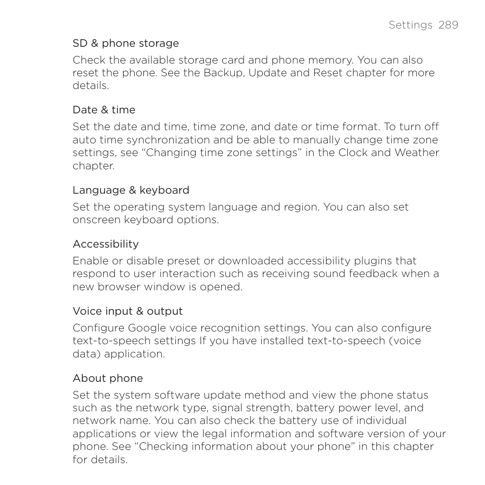 HTC DROID Incredible User Manual | Page 289 / 308