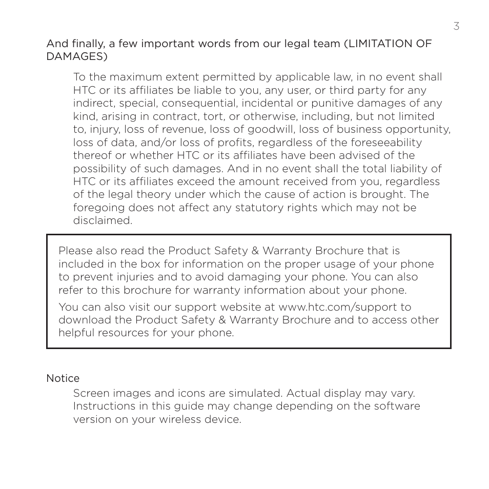 HTC DROID Incredible User Manual | Page 3 / 308
