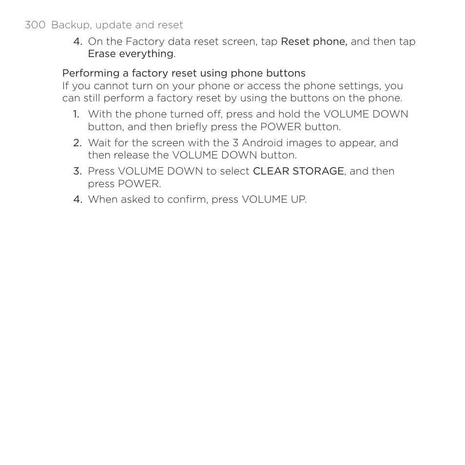 HTC DROID Incredible User Manual | Page 300 / 308