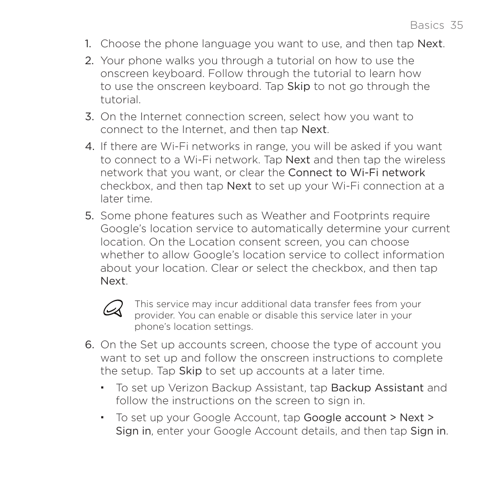 HTC DROID Incredible User Manual | Page 35 / 308