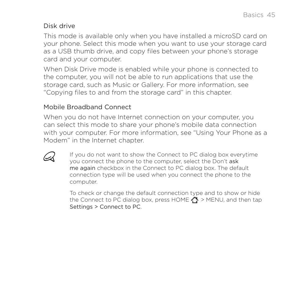 HTC DROID Incredible User Manual | Page 45 / 308