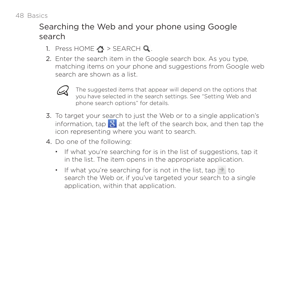 HTC DROID Incredible User Manual | Page 48 / 308