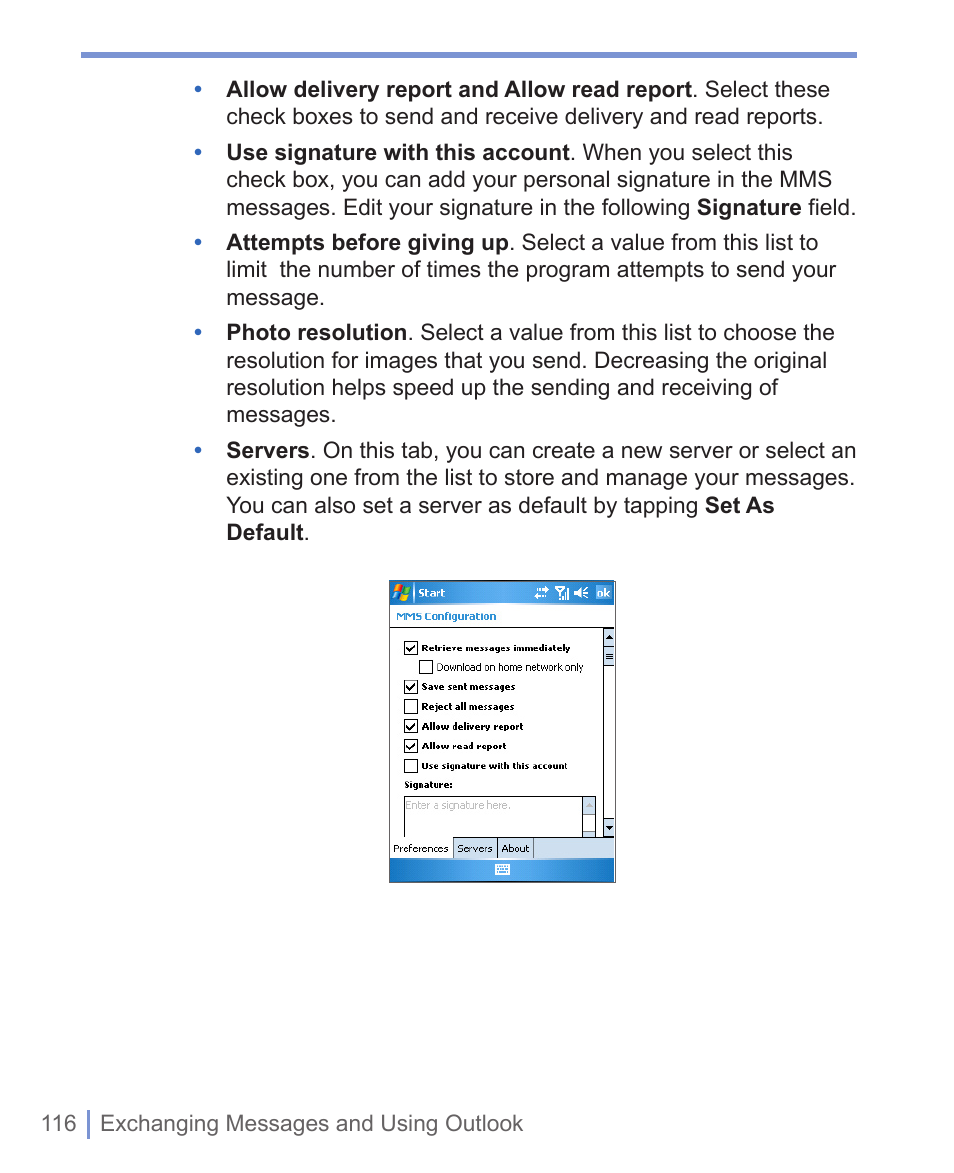 HTC 8125 User Manual | Page 116 / 192