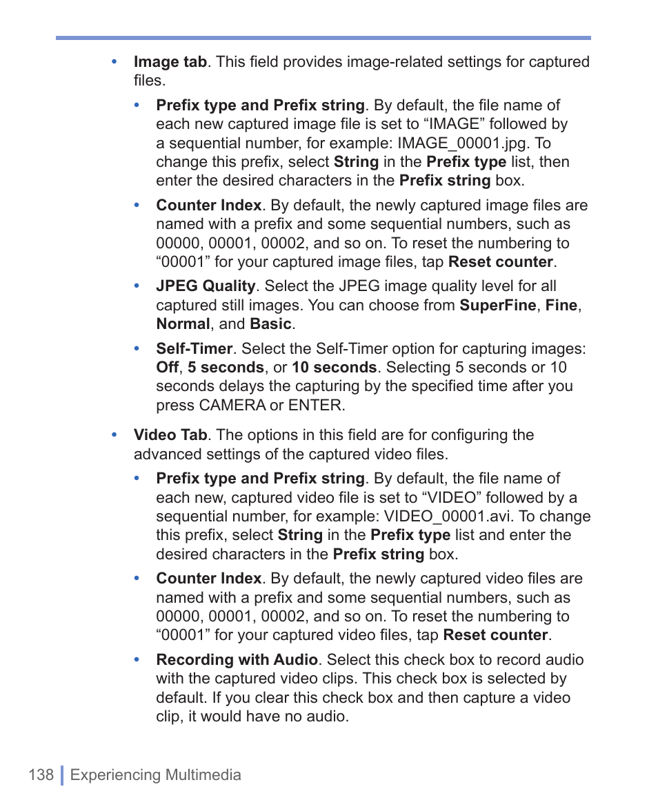 HTC 8125 User Manual | Page 138 / 192
