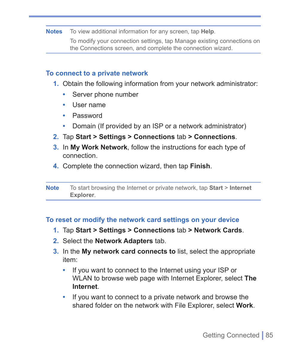 HTC 8125 User Manual | Page 85 / 192