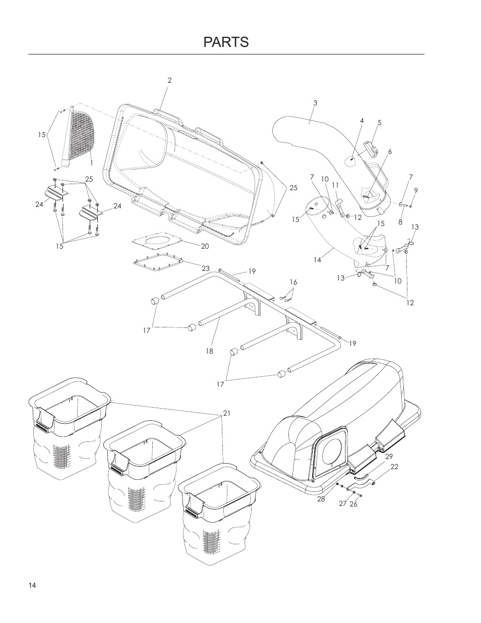 Parts | HTC 968 999732 User Manual | Page 14 / 20