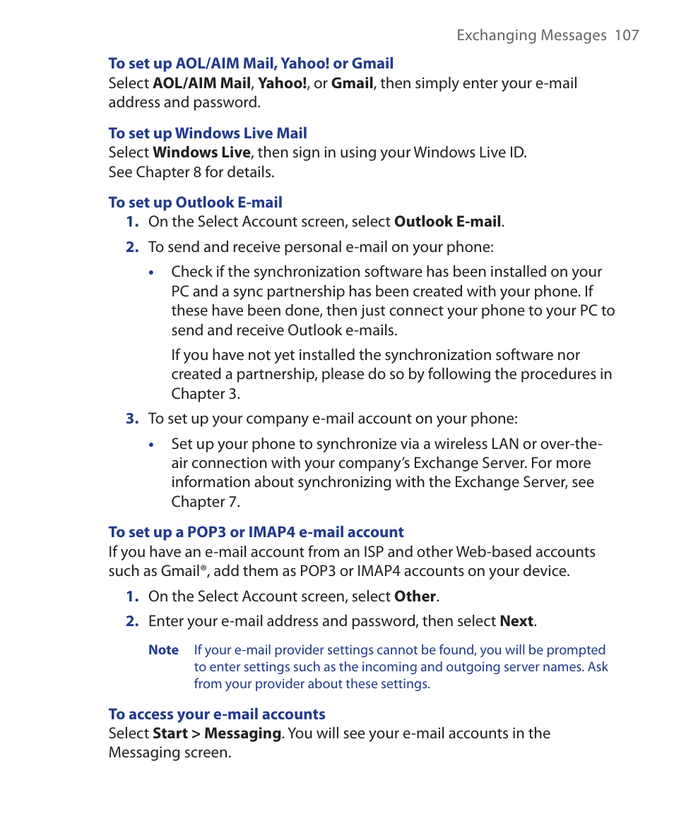 HTC KII0160 User Manual | Page 107 / 212