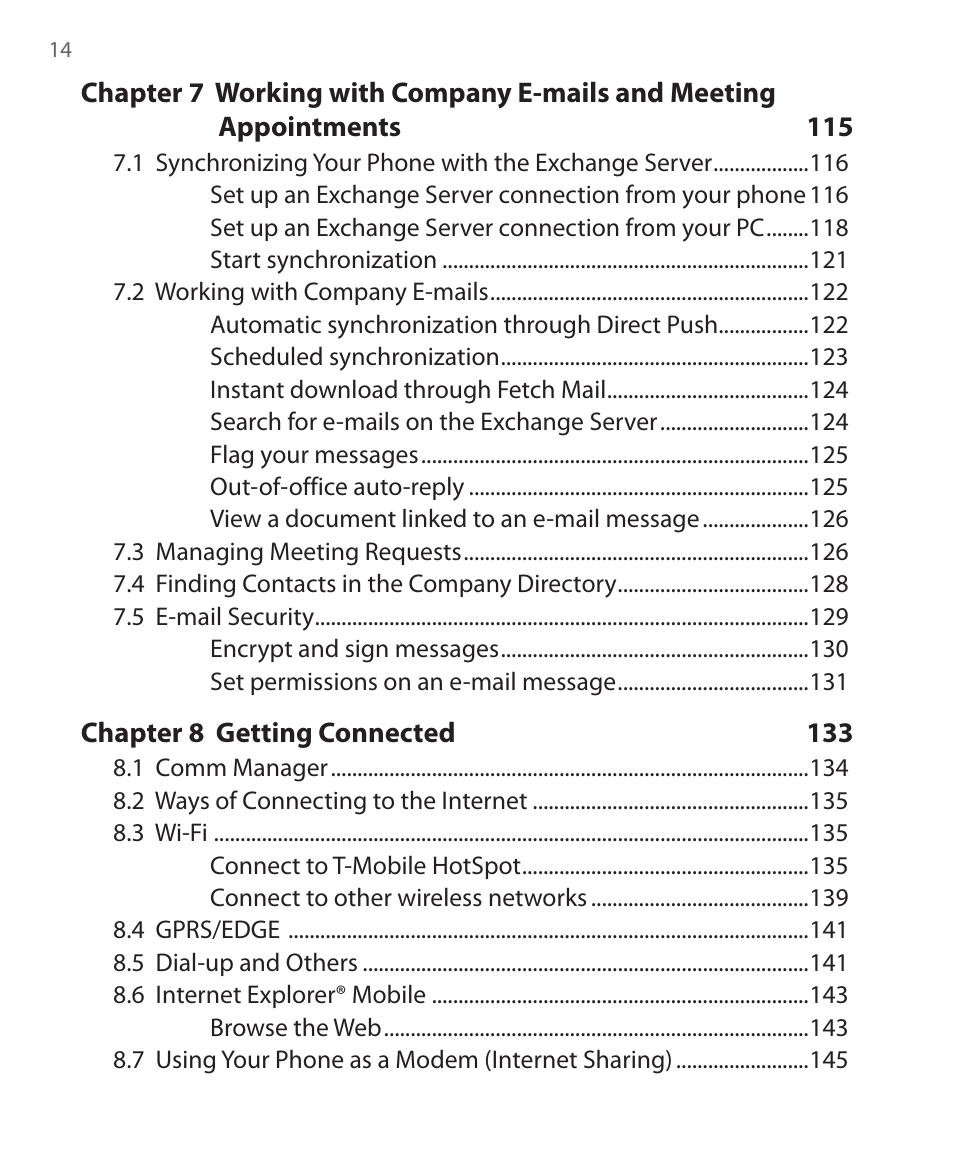 HTC KII0160 User Manual | Page 14 / 212