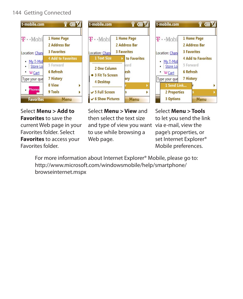 HTC KII0160 User Manual | Page 144 / 212