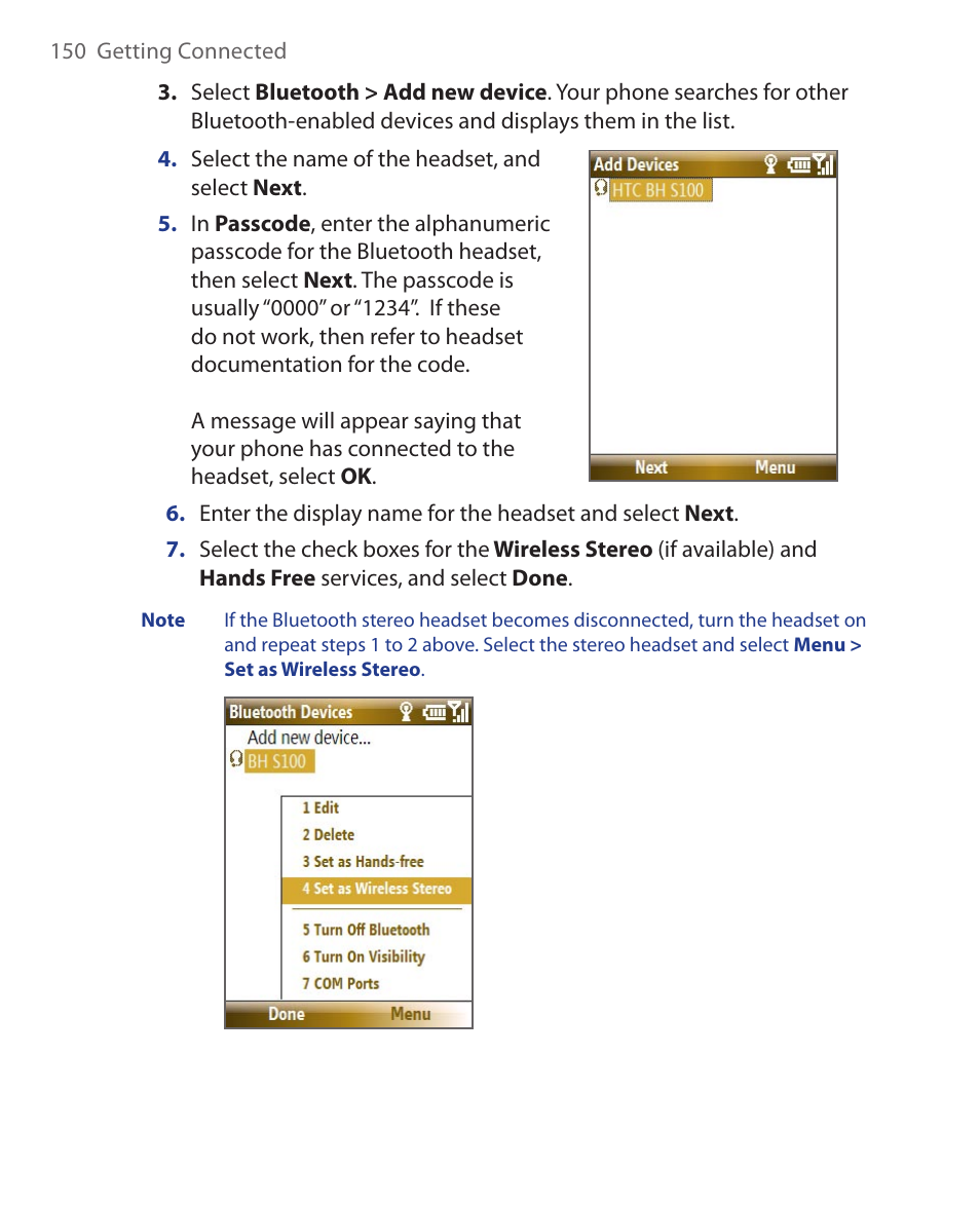 HTC KII0160 User Manual | Page 150 / 212