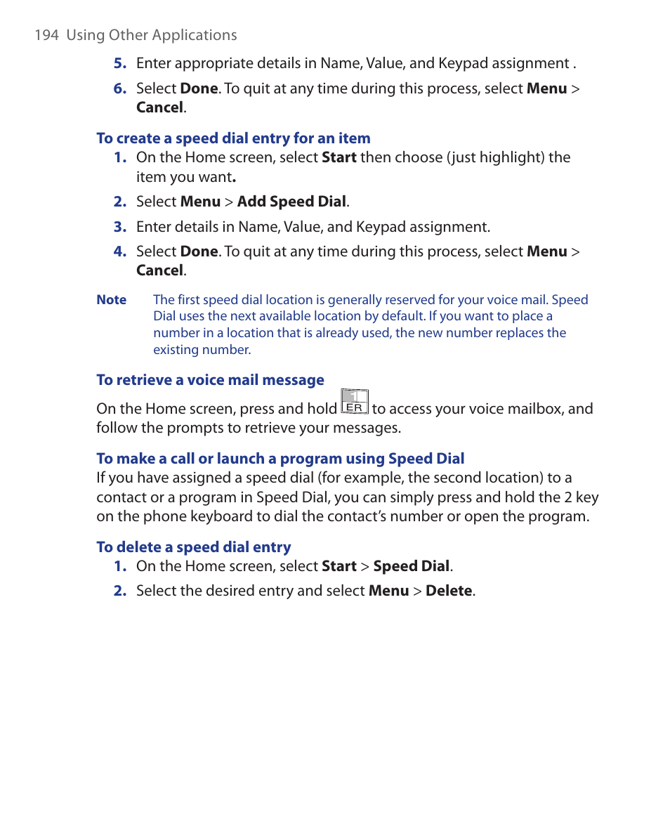 HTC KII0160 User Manual | Page 194 / 212