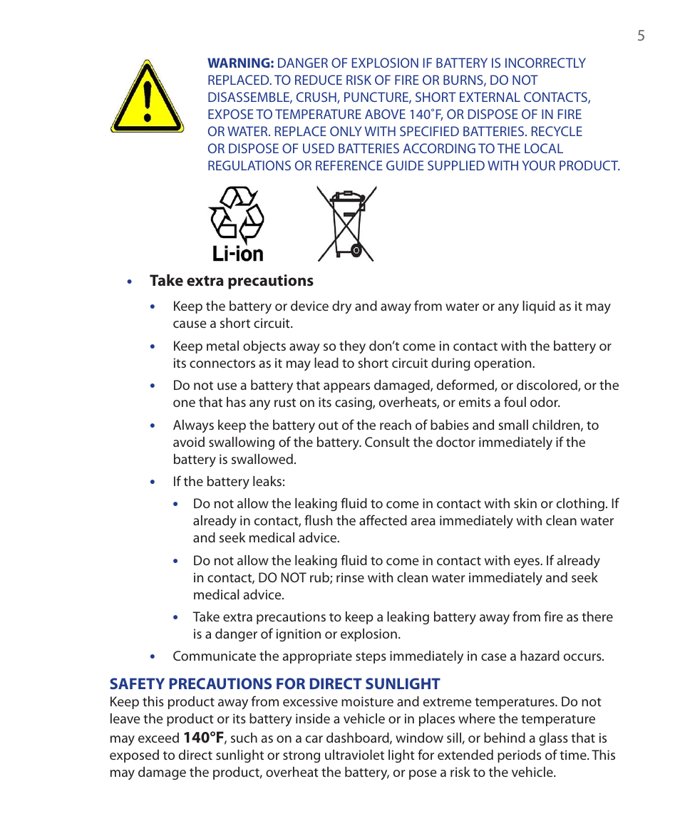 HTC KII0160 User Manual | Page 5 / 212