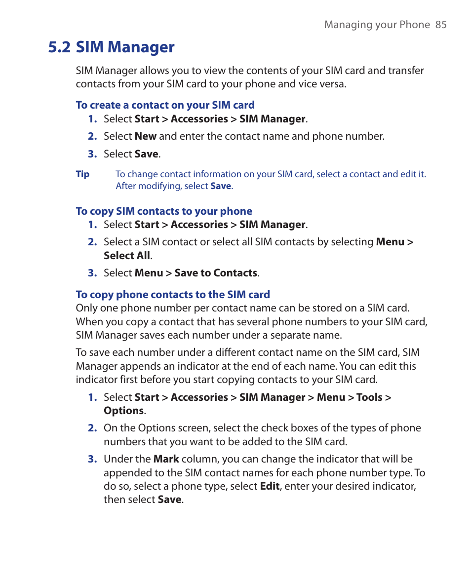 2 sim manager | HTC KII0160 User Manual | Page 85 / 212
