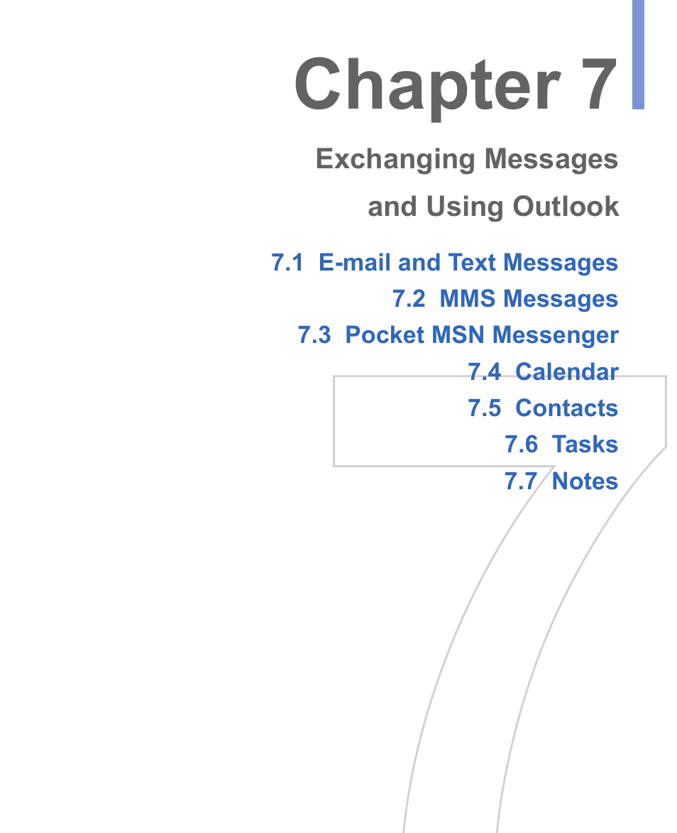 Chapter 7 | HTC WIZA100 User Manual | Page 103 / 192