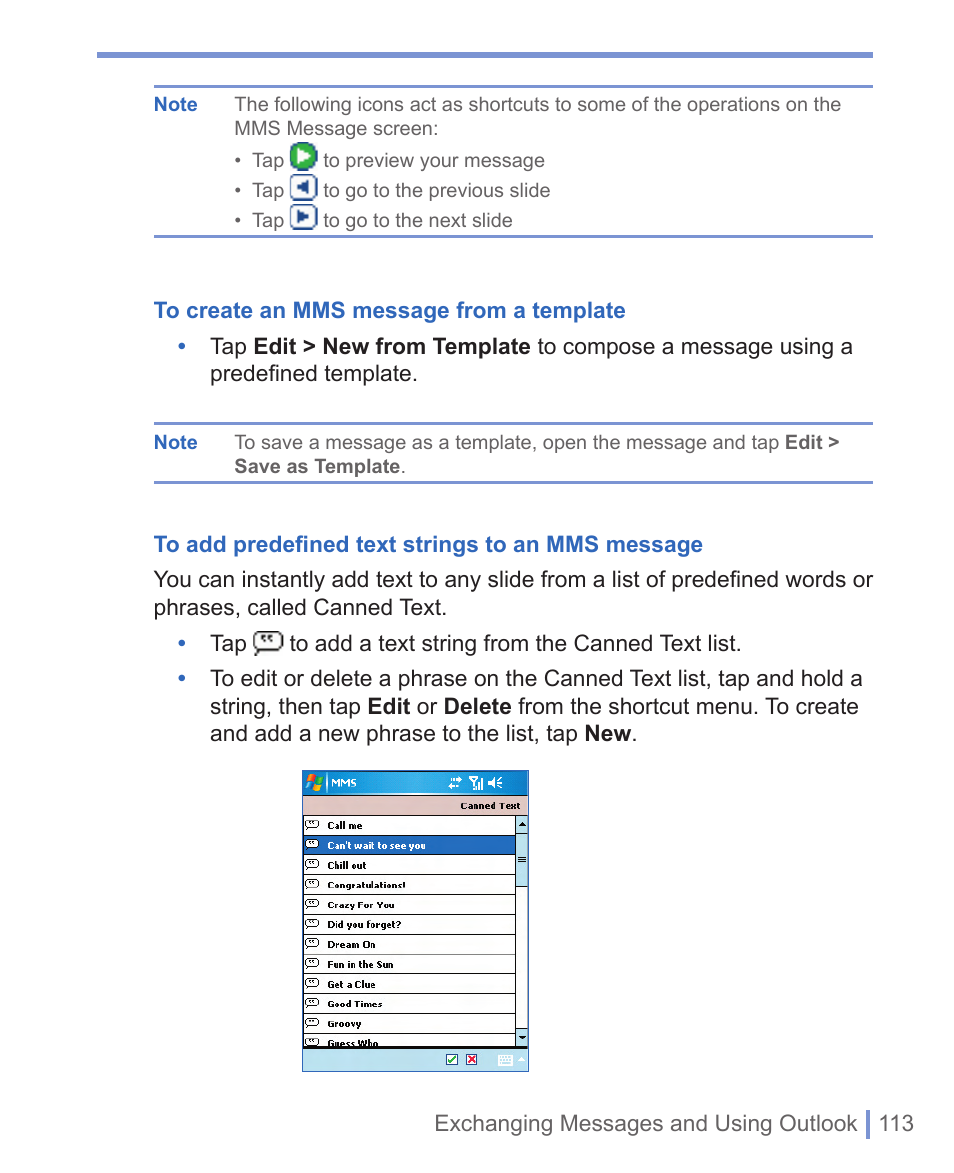 HTC WIZA100 User Manual | Page 113 / 192
