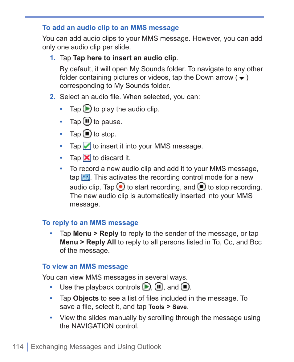 HTC WIZA100 User Manual | Page 114 / 192
