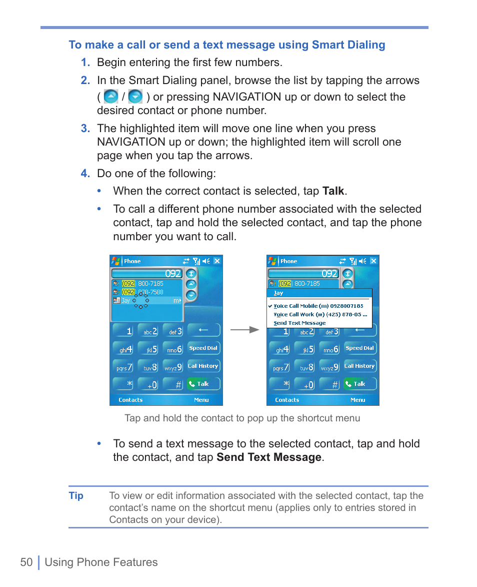 HTC WIZA100 User Manual | Page 50 / 192
