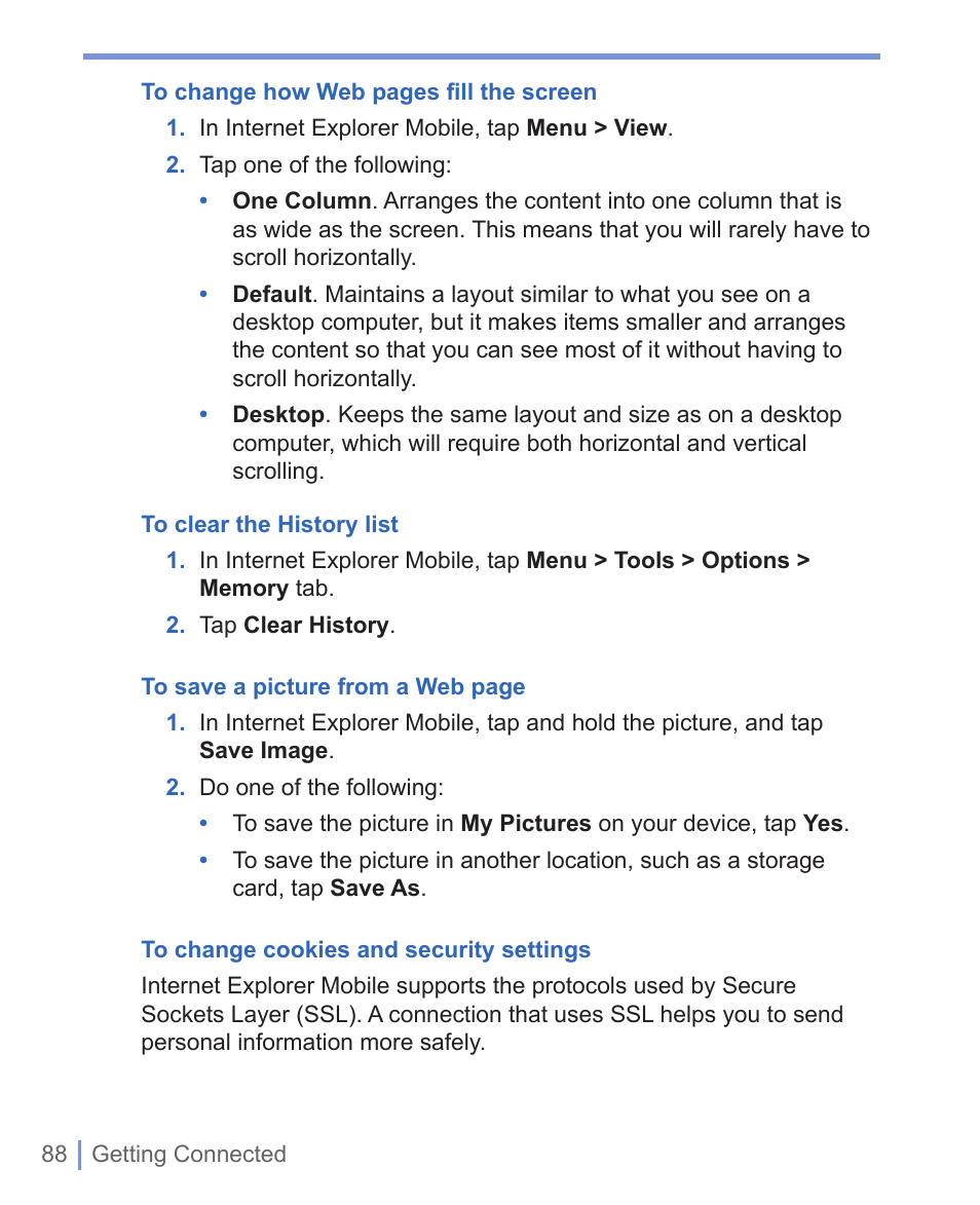 HTC WIZA100 User Manual | Page 88 / 192