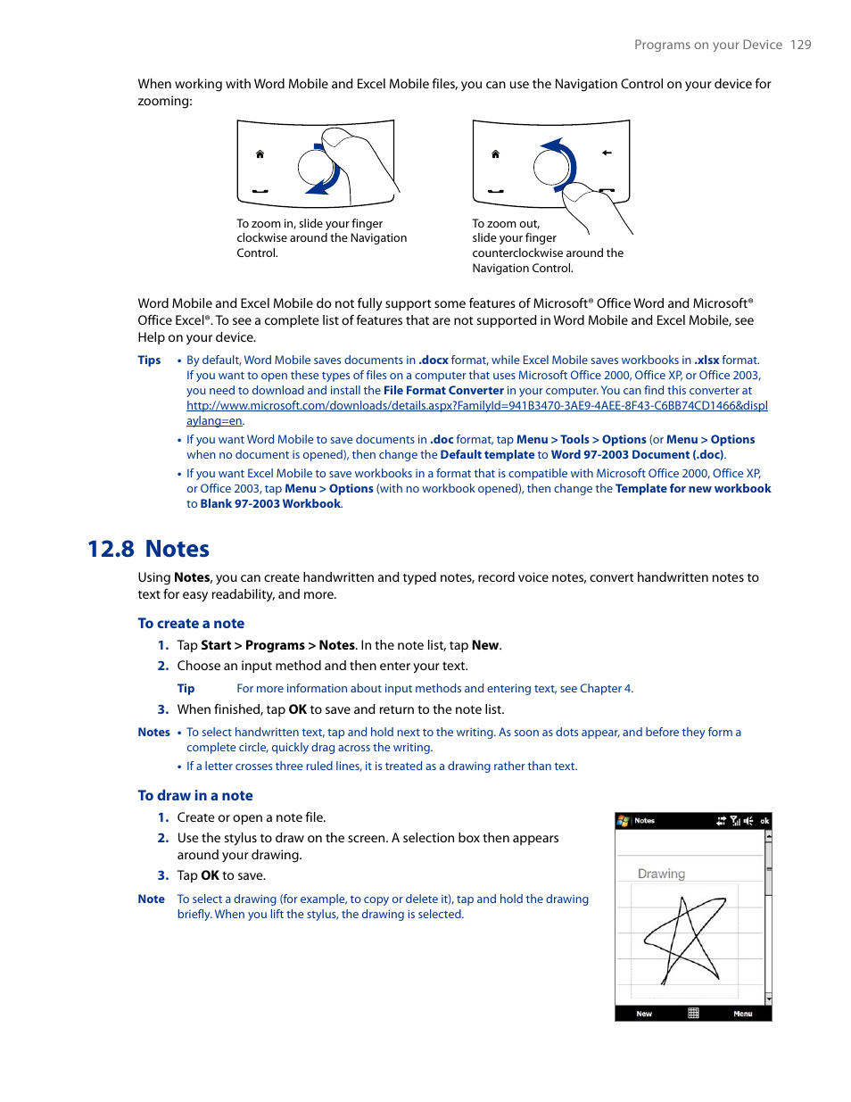 8 notes | HTC AM171 User Manual | Page 129 / 158