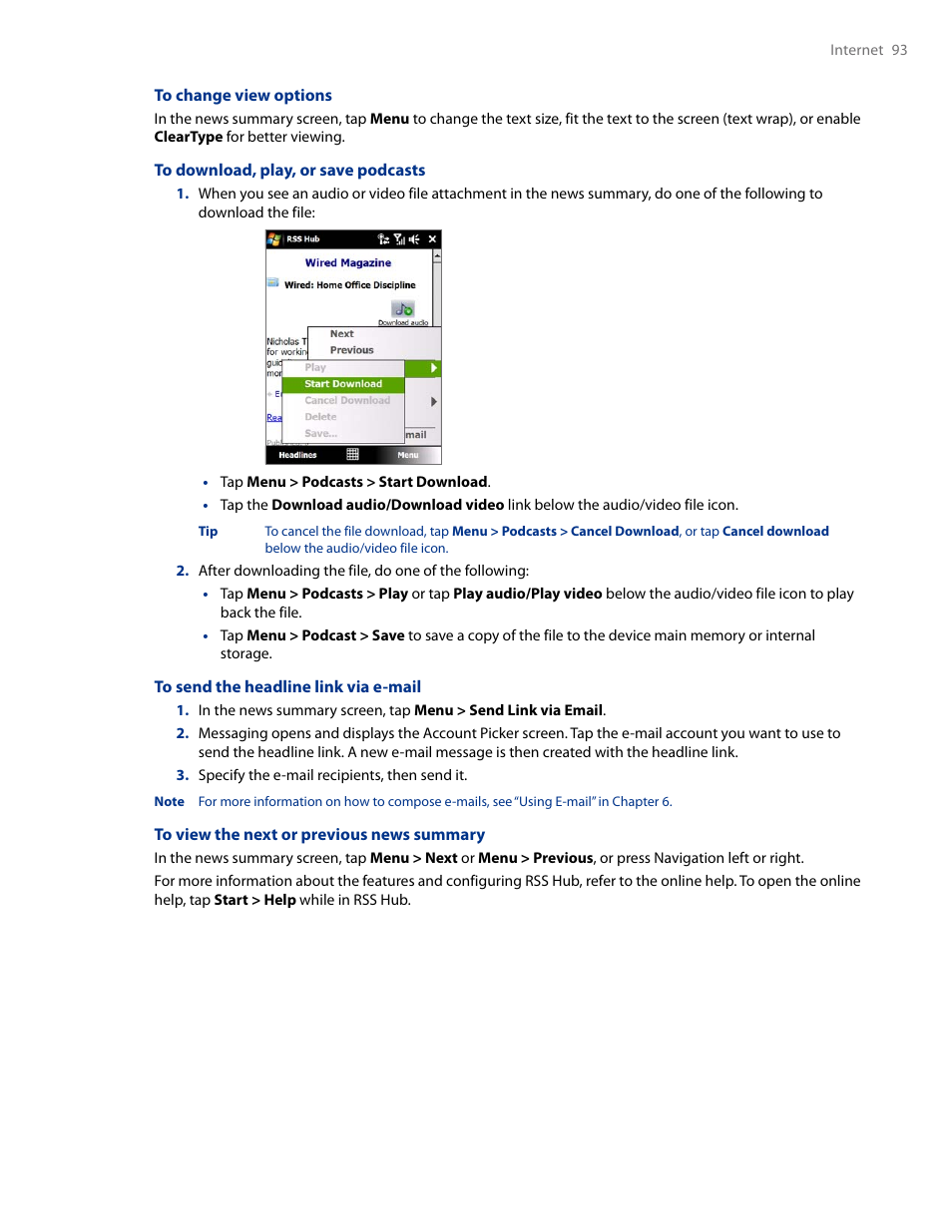 HTC AM171 User Manual | Page 93 / 158