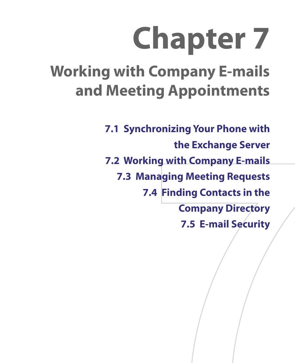 Chapter 7 working with company e-mails and meeting, Appointments, Chapter 7 | HTC Dash EXCA160 User Manual | Page 107 / 202