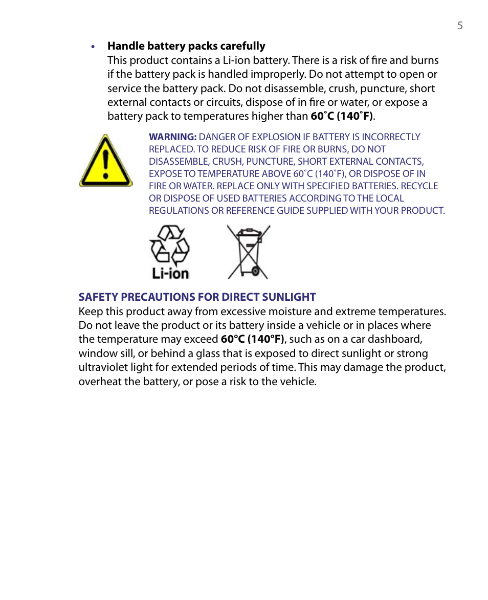 HTC Dash EXCA160 User Manual | Page 5 / 202