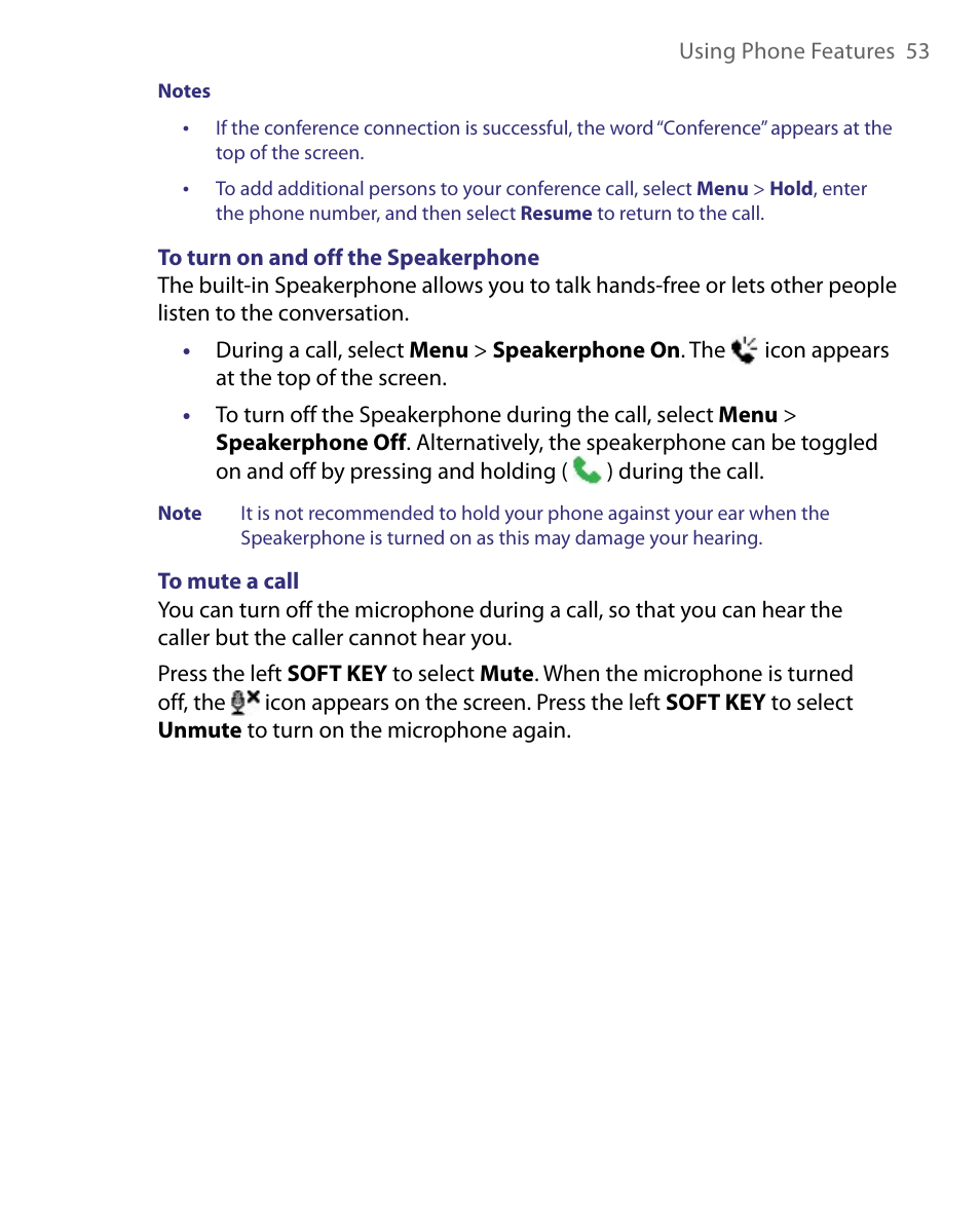 HTC Dash EXCA160 User Manual | Page 53 / 202