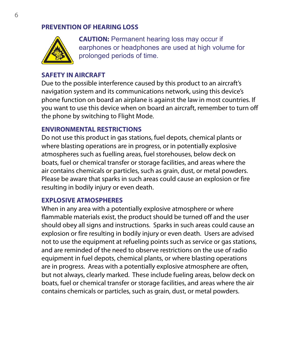 HTC Dash EXCA160 User Manual | Page 6 / 202
