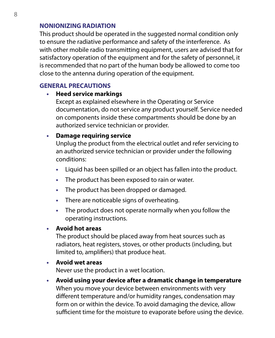 HTC Dash EXCA160 User Manual | Page 8 / 202