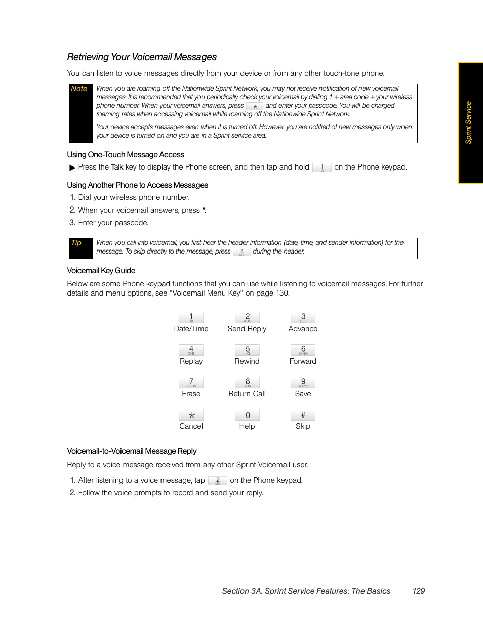 Retrieving your voicemail messages | HTC Pro2 User Manual | Page 139 / 234
