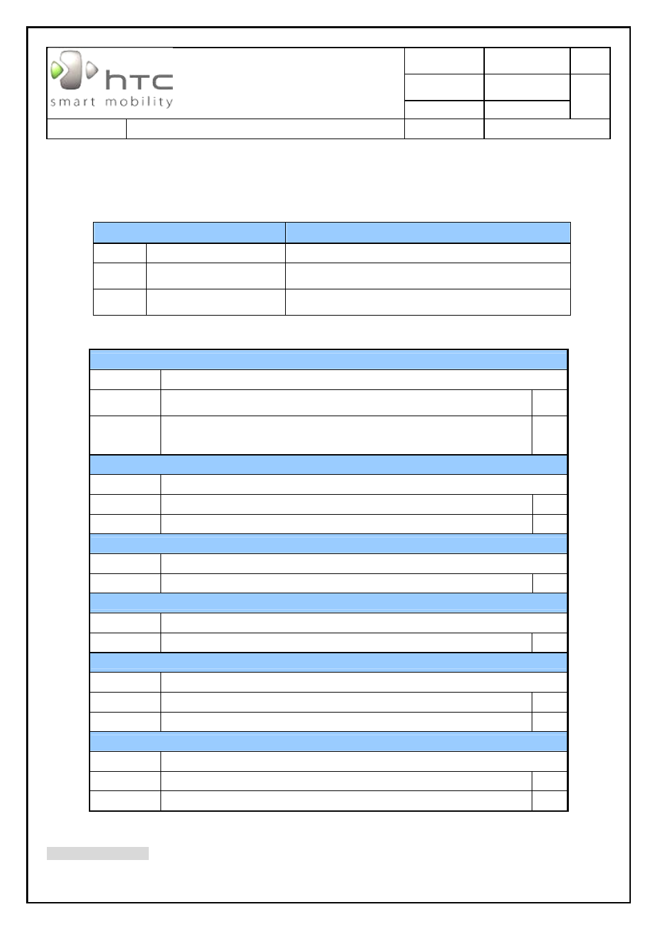 Htc corporation. 5.3 main unit inspection | HTC SAPPHIRE SM-TP008-1125 User Manual | Page 61 / 91