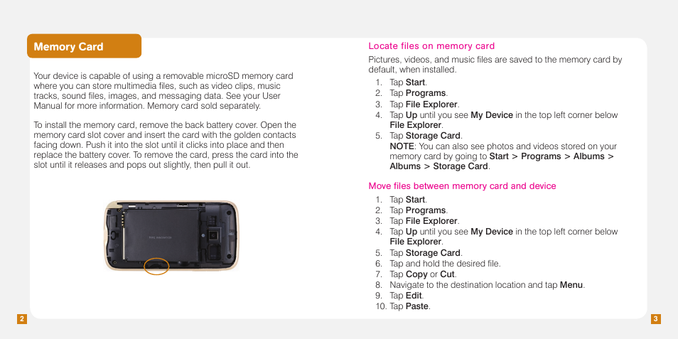 HTC Touch Pro2 TM1630 User Manual | Page 19 / 31