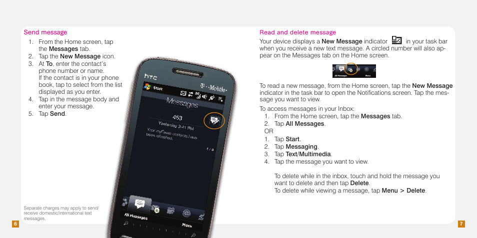 HTC Touch Pro2 TM1630 User Manual | Page 21 / 31
