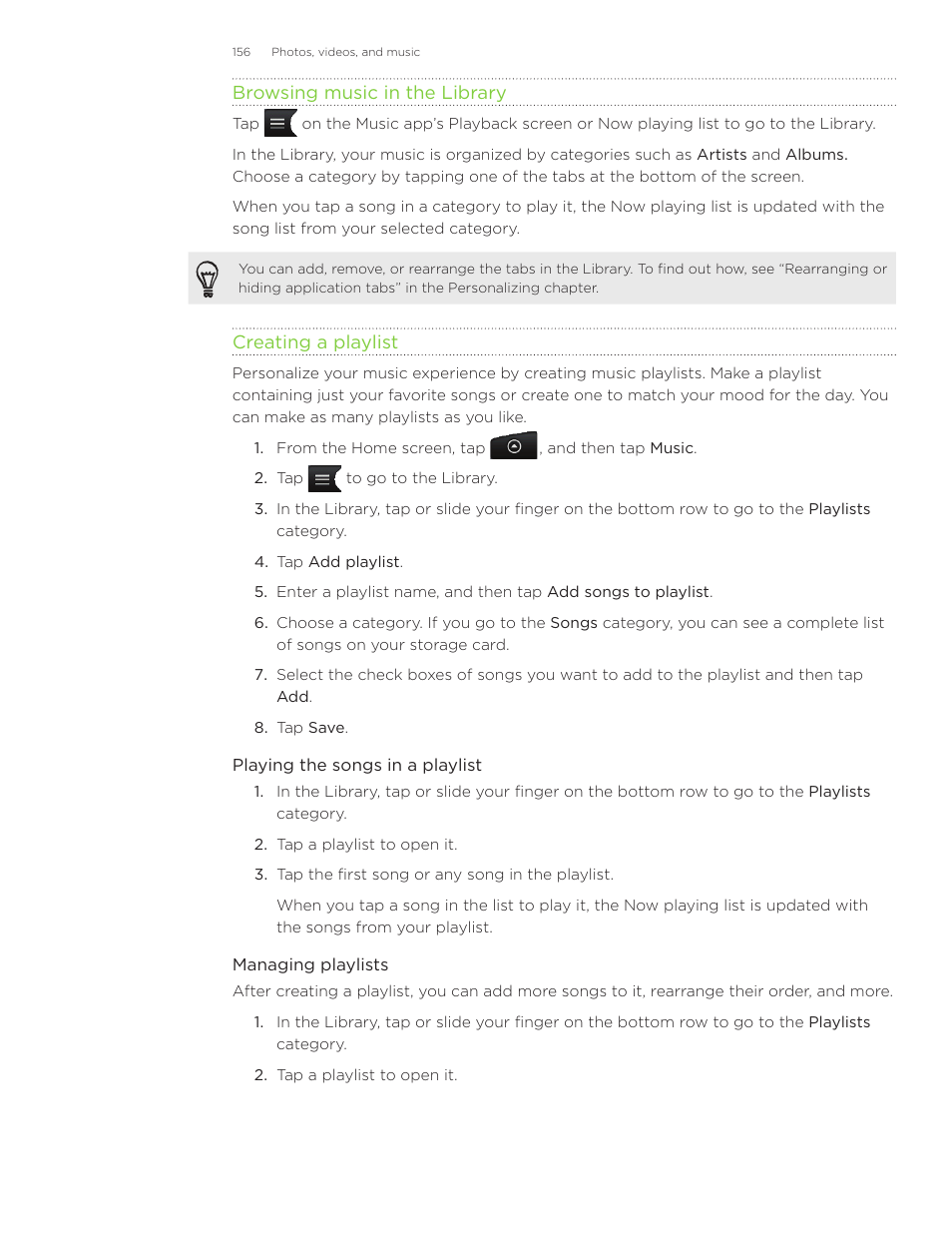 HTC Inspire 4G User Manual | Page 156 / 206