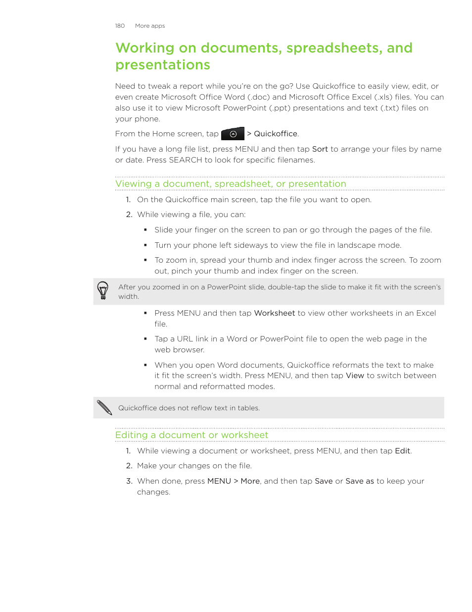HTC Inspire 4G User Manual | Page 180 / 206