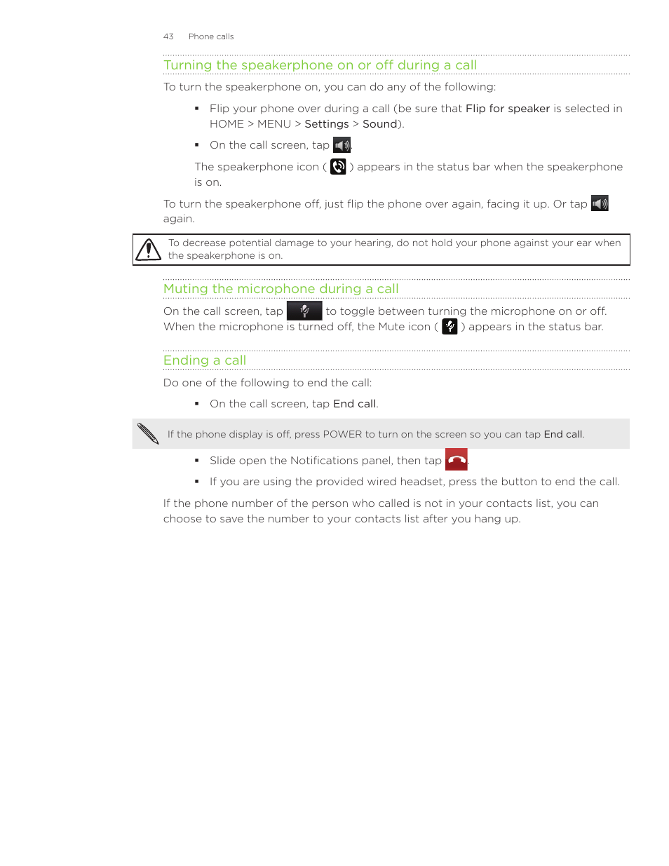 HTC Inspire 4G User Manual | Page 43 / 206