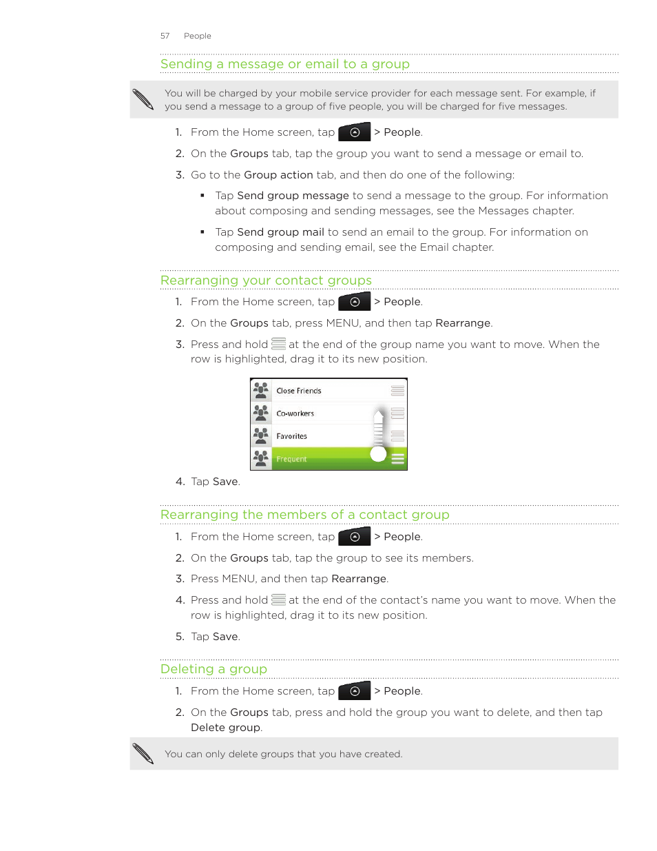 HTC Inspire 4G User Manual | Page 57 / 206