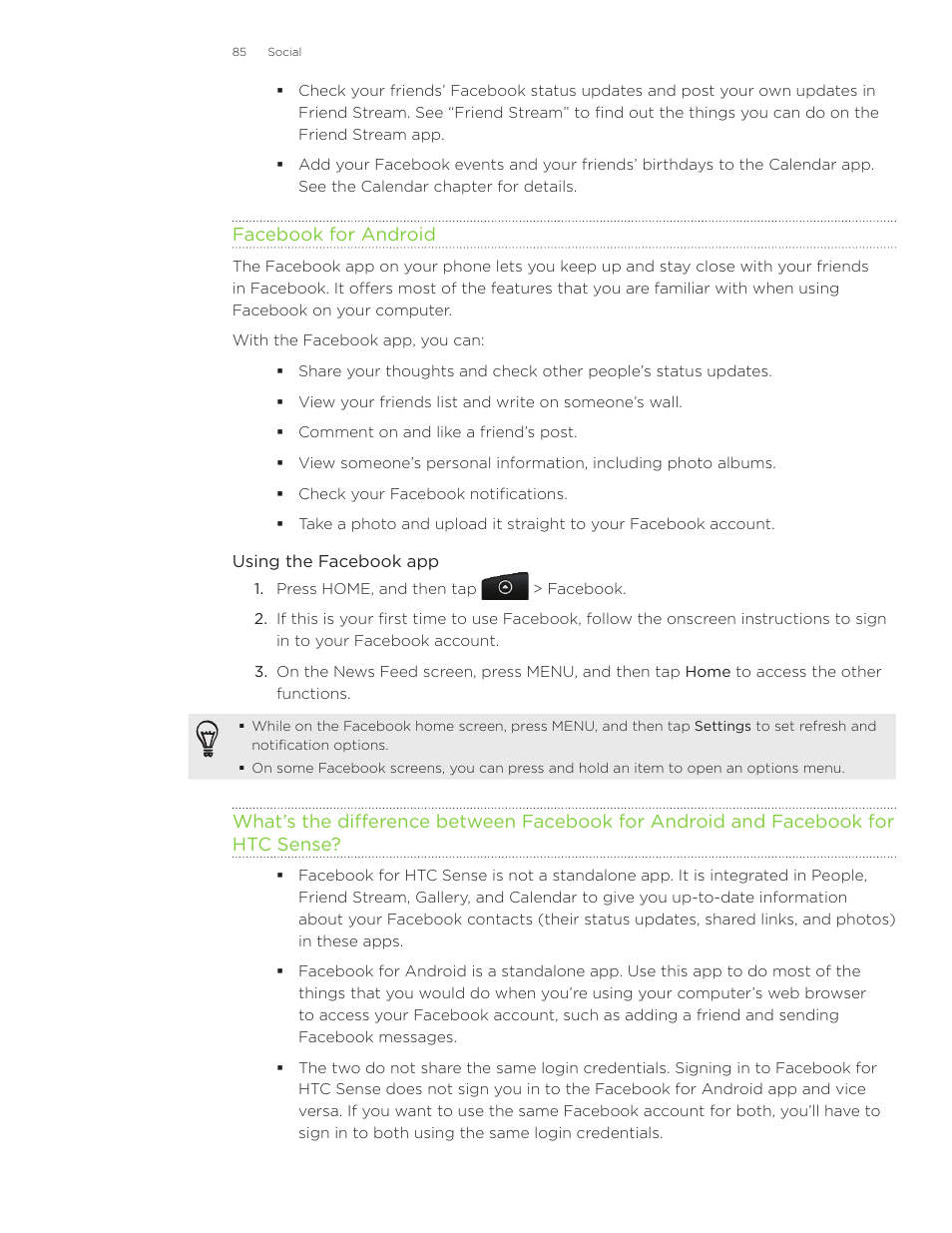 HTC Inspire 4G User Manual | Page 85 / 206
