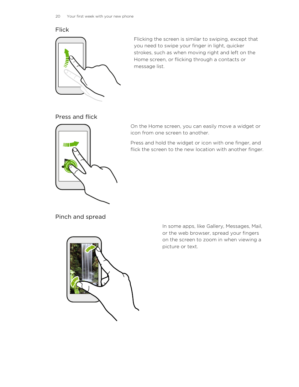 HTC X+ User Manual | Page 20 / 193