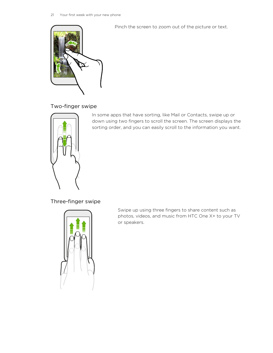 HTC X+ User Manual | Page 21 / 193