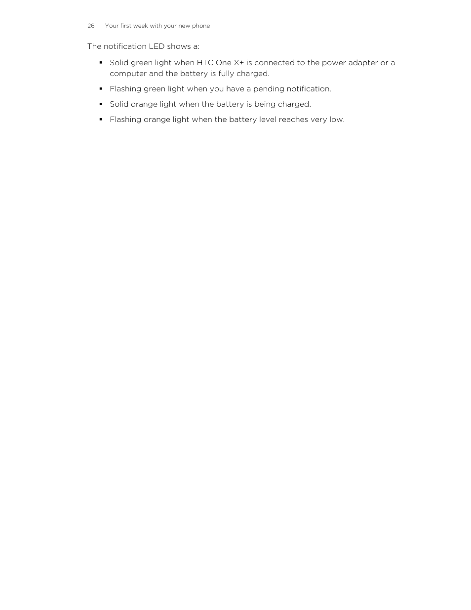 HTC X+ User Manual | Page 26 / 193