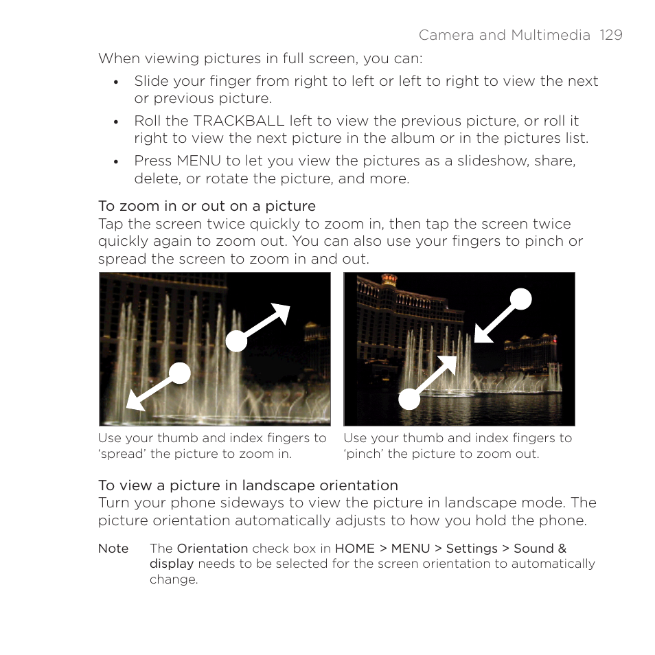 HTC DROID Eris PB00100 User Manual | Page 129 / 238